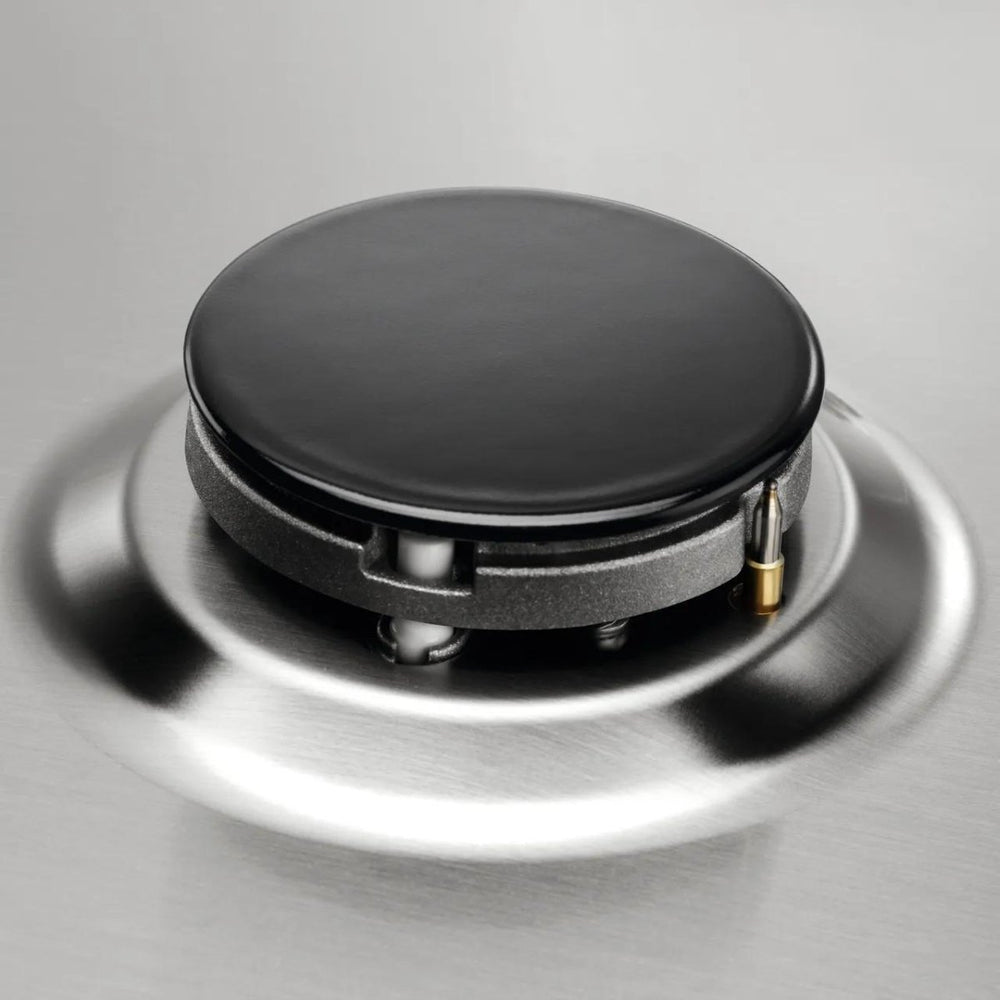 Zanussi ZGNN645X 4 Burner Gas Hob, Stainless Steel | Atlantic Electrics - 42724290461919 