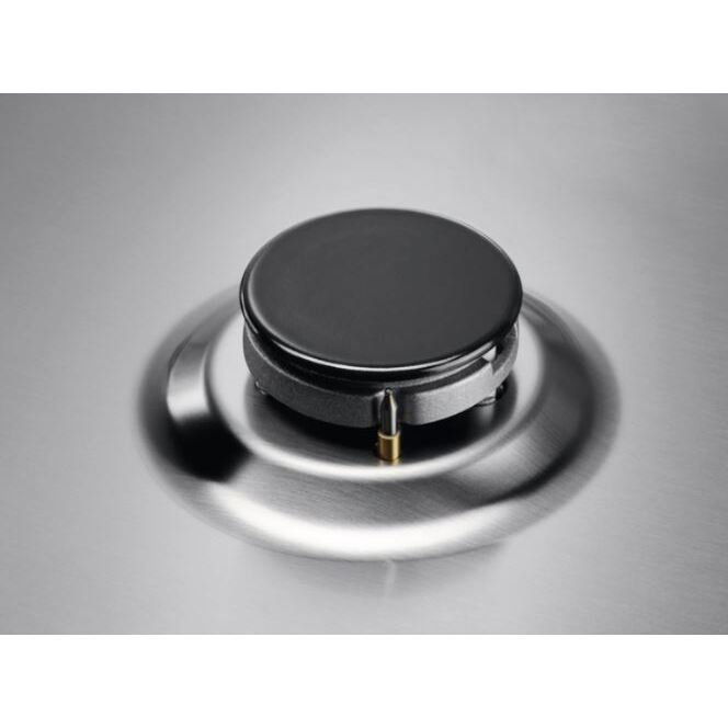 Zanussi ZGNN645X 4 Burner Gas Hob, Stainless Steel | Atlantic Electrics