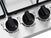 Thumbnail Zanussi ZGNN645X 4 Burner Gas Hob, Stainless Steel | Atlantic Electrics- 42724290429151