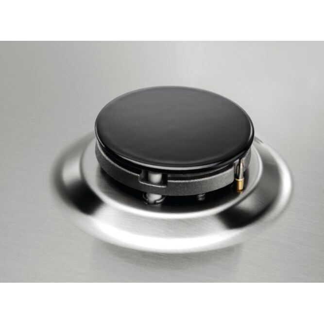Zanussi ZGNN645X 4 Burner Gas Hob, Stainless Steel | Atlantic Electrics