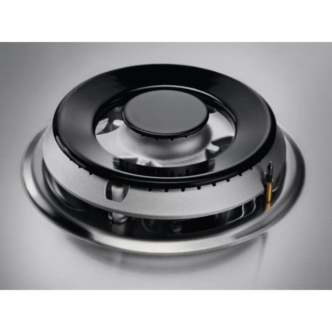 Zanussi ZGNN645X 4 Burner Gas Hob, Stainless Steel | Atlantic Electrics - 42724290625759 