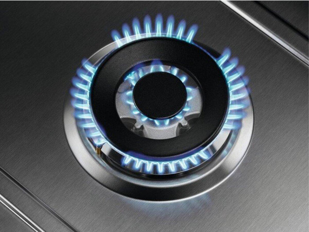 Zanussi ZGNN645X 4 Burner Gas Hob, Stainless Steel | Atlantic Electrics - 42724290494687 
