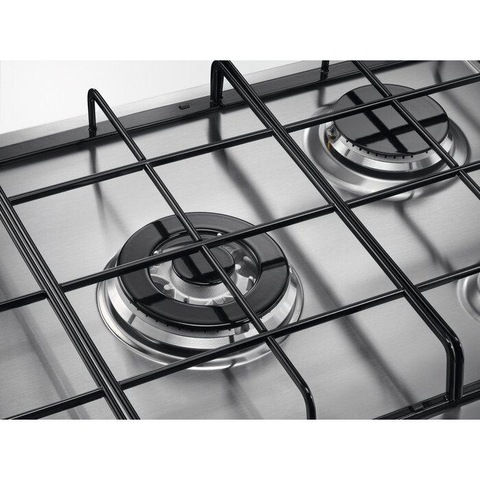 Zanussi ZGNN752X 5 Burner Gas Hob, Stainless Steel | Atlantic Electrics - 42724292362463 