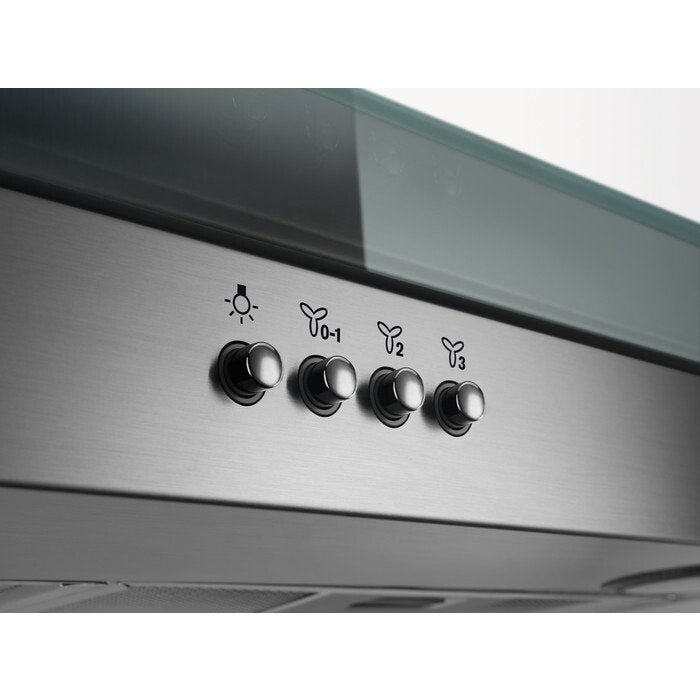 Zanussi ZHC62653XA 60cm Chimney Cooker Hood, Stainless Steel, C Rated | Atlantic Electrics - 42724292329695 