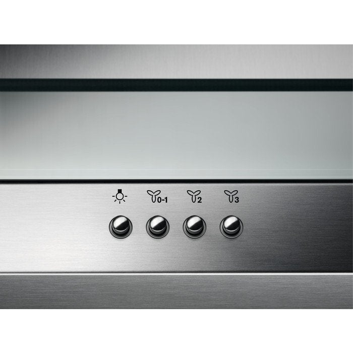 Zanussi ZHC62653XA 60cm Chimney Cooker Hood, Stainless Steel, C Rated | Atlantic Electrics - 42724292264159 