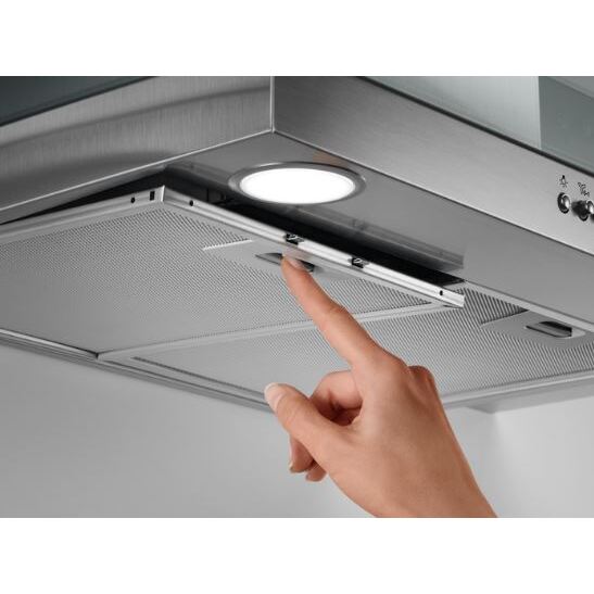 Zanussi ZHC92352X 90cm Chimney Cooker Hood, Stainless Steel, C Rated | Atlantic Electrics