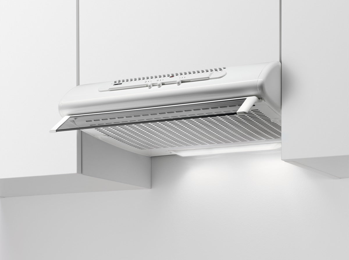 Zanussi ZHT611W Conventional Hood - White | Atlantic Electrics