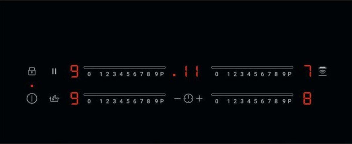 Zanussi ZIAN844K Induction Hob, Black Frameless | Atlantic Electrics