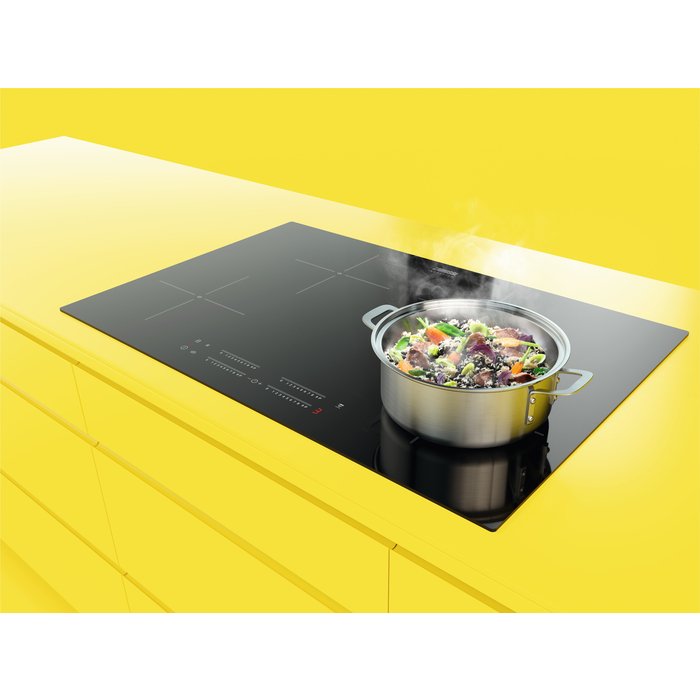 Zanussi ZIAN844K Induction Hob, Black Frameless | Atlantic Electrics
