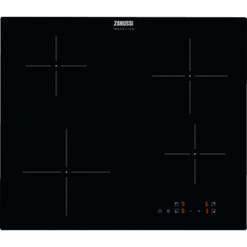 Zanussi ZIBN646K Induction Hob, Black | Atlantic Electrics - 42724290789599 