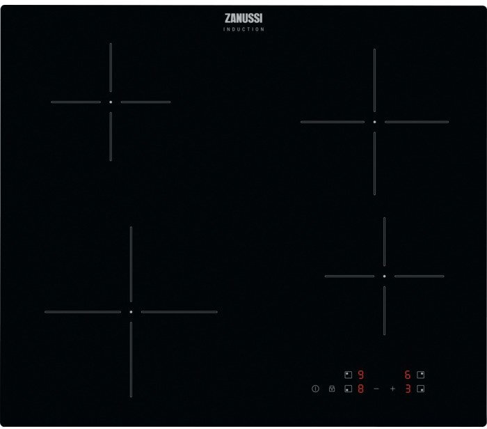 Zanussi ZIBN646K Induction Hob, Black | Atlantic Electrics