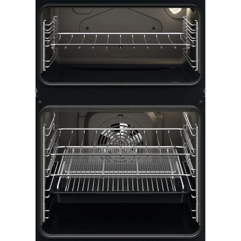 Zanussi ZKCNA7XN Built - In Electric Double Oven, Stainless Steel, A Rated | Atlantic Electrics