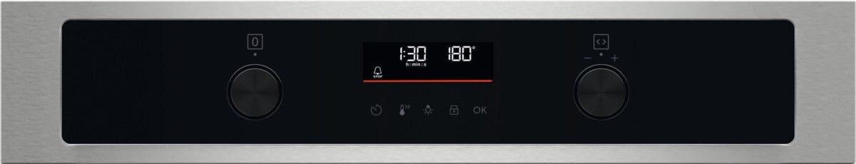 Zanussi ZOCND7XN Built - In Electric Single Oven, Stainless Steel, A+ Rated | Atlantic Electrics