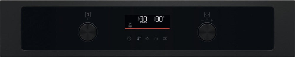 Zanussi ZOHNA7KN Built - In Electric Single Oven, Black, A+ Rated | Atlantic Electrics - 42724300587231 