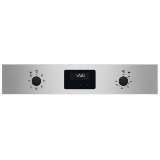 Zanussi ZOHNX3X1 Built - In Electric Single Oven, Stainless Steel with Antifingerprint, A Rated | Atlantic Electrics