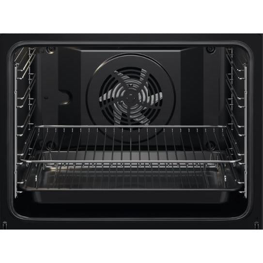Zanussi ZOHNX3X1 Built - In Electric Single Oven, Stainless Steel with Antifingerprint, A Rated | Atlantic Electrics - 42724300456159 