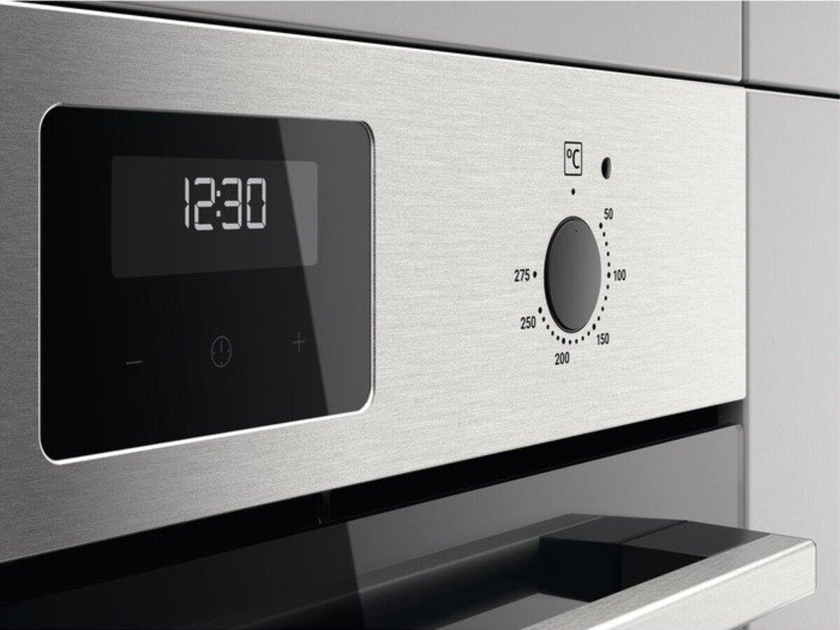 Zanussi ZOHNX3X1 Built - In Electric Single Oven, Stainless Steel with Antifingerprint, A Rated | Atlantic Electrics