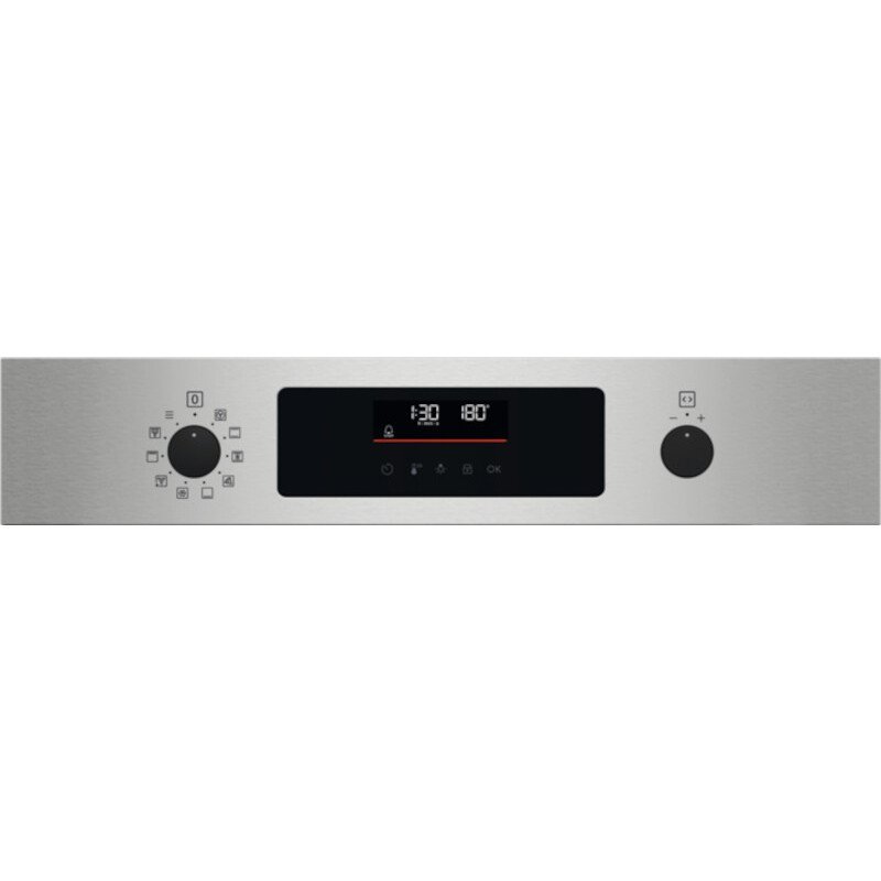 Zanussi ZOPNX6XN Built - In Electric Single Oven, Stainless Steel, A+ Rated | Atlantic Electrics