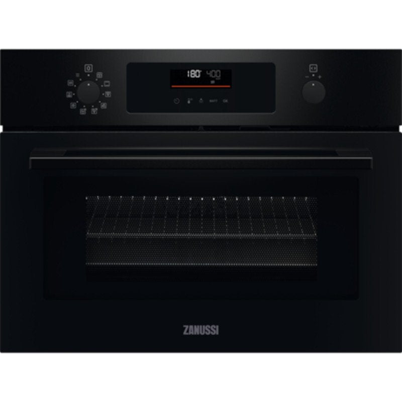Zanussi ZVENM6KN Compact Oven with Microwave and Grill Functions, Black | Atlantic Electrics