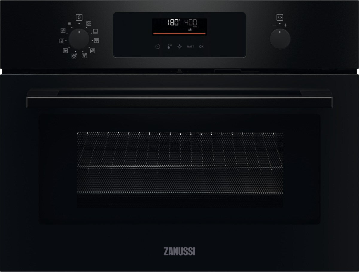 Zanussi ZVENM6KN Compact Oven with Microwave and Grill Functions, Black | Atlantic Electrics