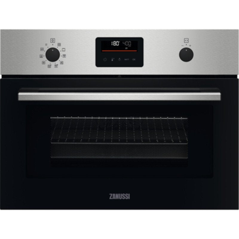 Zanussi ZVENM6X3 Compact Oven with Microwave and Grill Functions, Stainless Steel | Atlantic Electrics - 42724304355551 