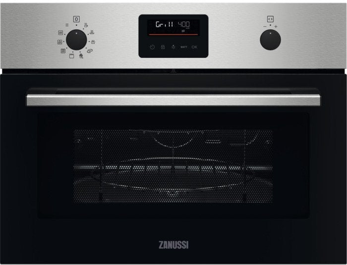Zanussi ZVENW6X3 Built - In Microwave with Grill, Stainless Steel | Atlantic Electrics