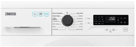 Zanussi ZWF744B3PW Washing Machine, 7kg, 1400 Spin, White, C Rated | Atlantic Electrics