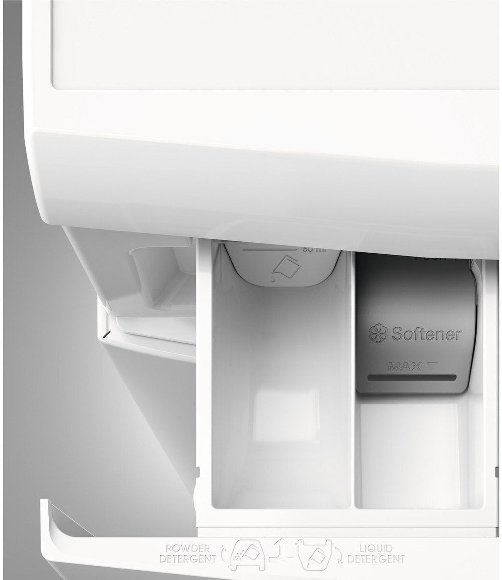 Zanussi ZWF844B3PW Washing Machine, 8kg, 1400 Spin, White, C Rated | Atlantic Electrics - 42724306092255 