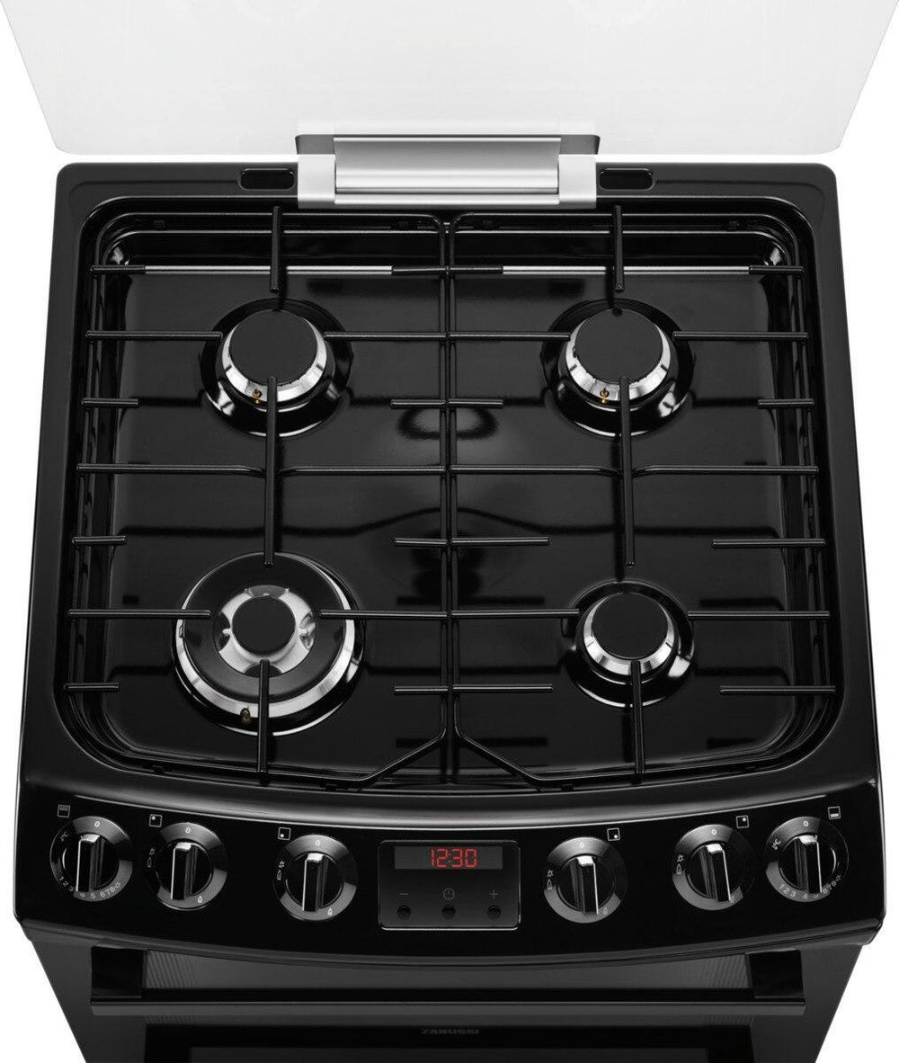 Zanussi ZCG63260BE 83L Gas Slot In Cooker,Black,A Rated - 41333092417759 