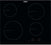 Thumbnail Zanussi ZHRN641K 60cm 4 Zone Ceramic Hob,Black- 41333112570079