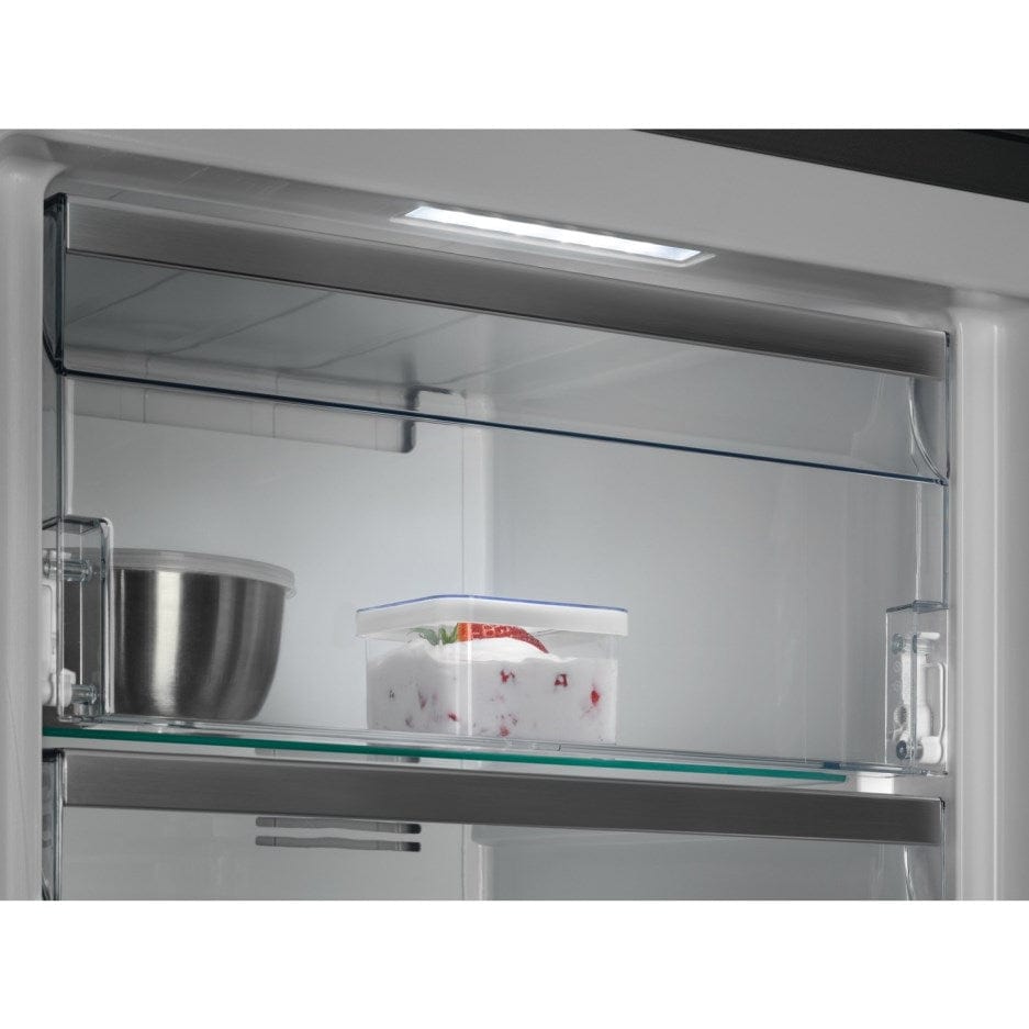 AEG AGB728E5NB Freestanding Upright Freezer Frost Free - Black Steel | Atlantic Electrics - 39477714223327 