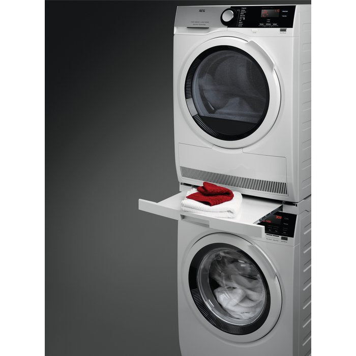 AEG A1WYHSK1 Stacking Kit with pull out Shelf - White | Atlantic Electrics