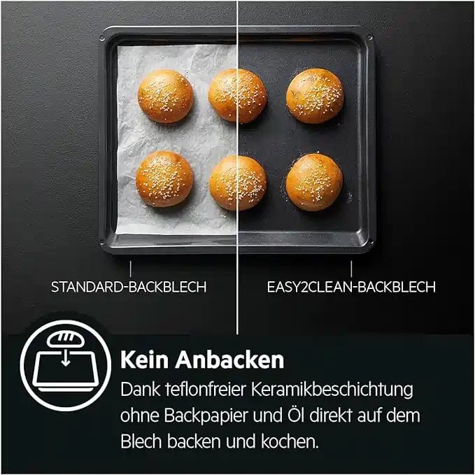 AEG A9OOAF11 Easy To Clean Oven Tray - Black | Atlantic Electrics