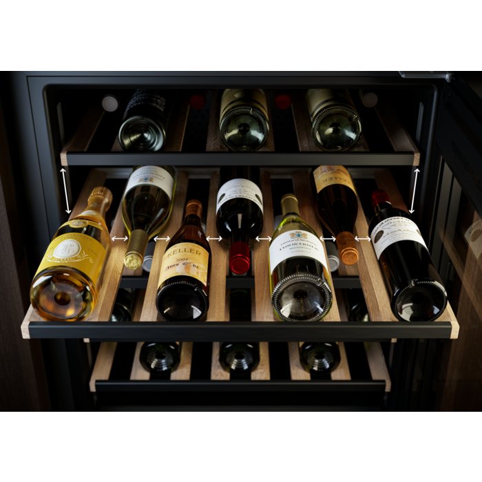 AEG AWUD040B8B Integrated Under Counter Wine Cooler 81.8 CM - Black | Atlantic Electrics - 41048147034335 