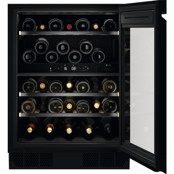 AEG AWUD040B8B Integrated Under Counter Wine Cooler 81.8 CM - Black | Atlantic Electrics - 41048146870495 