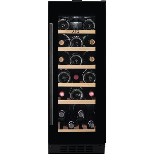 AEG AWUS020B5B Built In Wine Cooler - Black | Atlantic Electrics