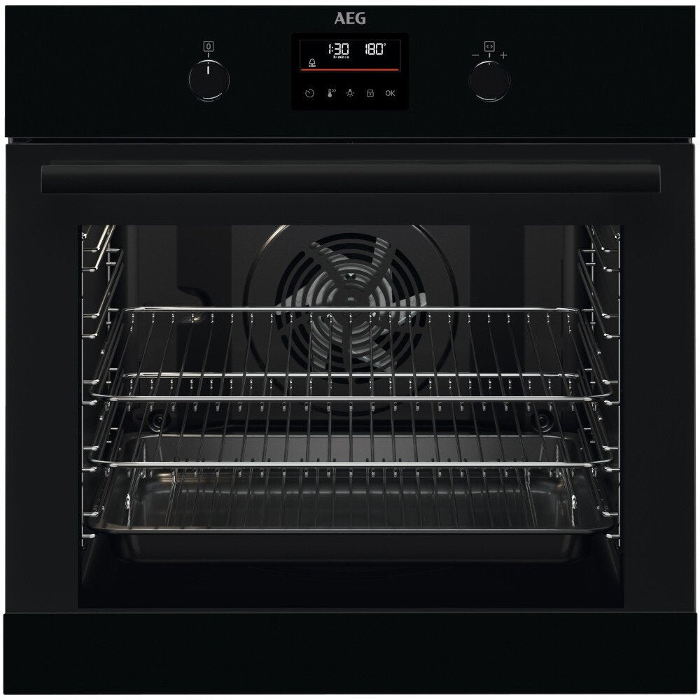 AEG BEB335061B Built In Single Oven Electric - Black | Atlantic Electrics - 41130165895391 