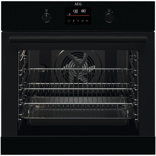 AEG BEB335061B Built In Single Oven Electric - Black | Atlantic Electrics