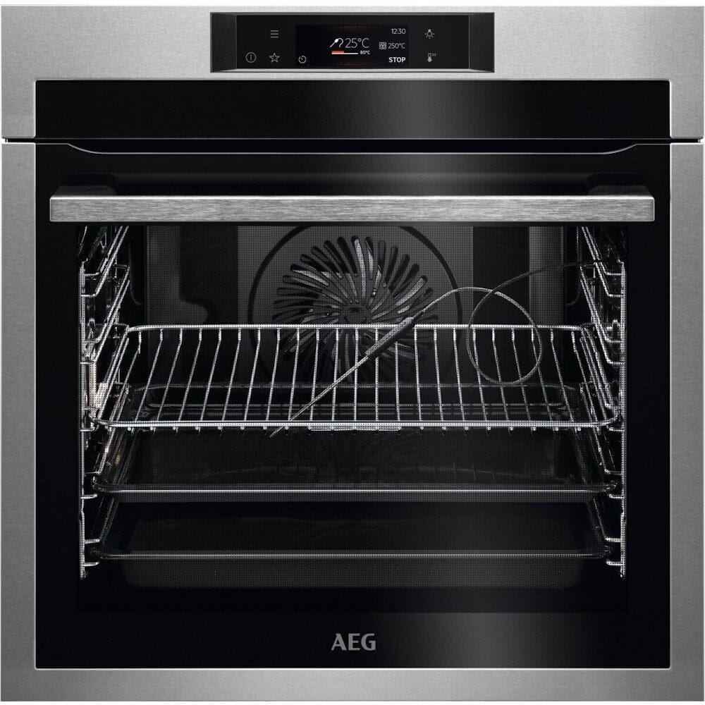 AEG BPE742380M 59.5cm Built In Electric Single Oven AntiFingerprint stainless steel - Atlantic Electrics - 39477714288863 