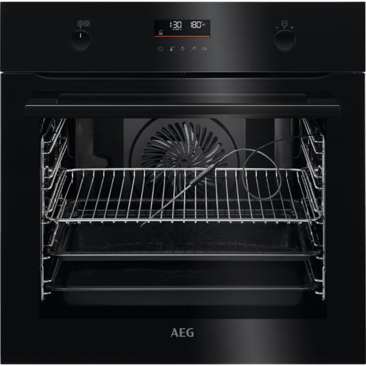 AEG BPK556260B Built In Single Oven Electric - Black | Atlantic Electrics