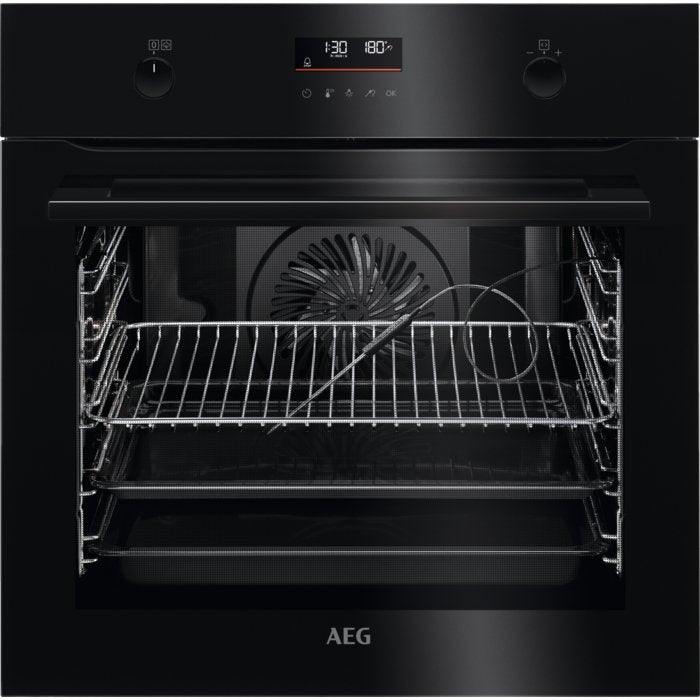 AEG BPK556260B Built In Single Oven Electric - Black | Atlantic Electrics