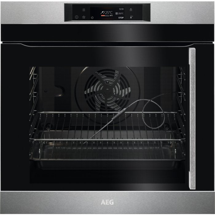 AEG BPK742L81M Assistedcooking Phyrolytic Self Clean Oven 72 liter- Stainless Steel - Atlantic Electrics - 41130166223071 