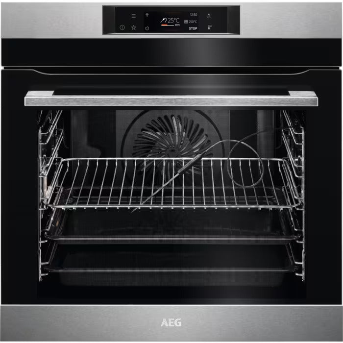 AEG BPK748380M AssistedCooking Built-in Single Oven - Stainless Steel | Atlantic Electrics