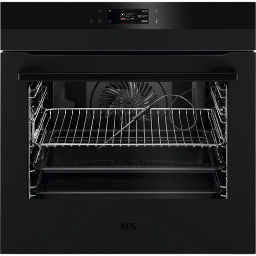 AEG BPK748380T 71L Assistdcooking Oven with Pyrolytic Cleaning - Matte Black | Atlantic Electrics