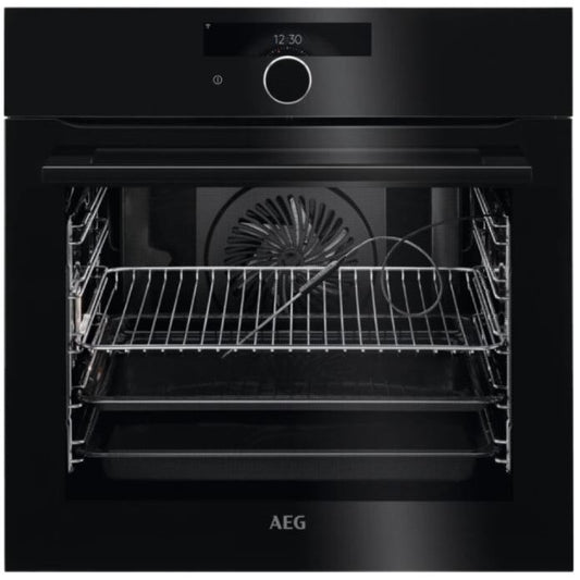 AEG BPK948330B Built In Single Oven Electric - Black | Atlantic Electrics