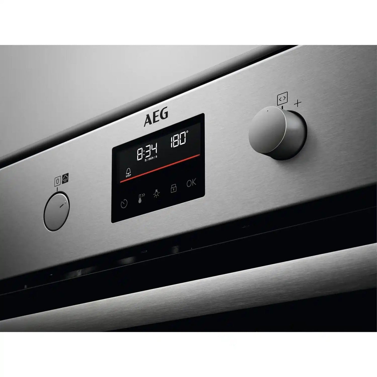 AEG BPS355061M Built In Single Oven Electric - Stainless Steel | Atlantic Electrics