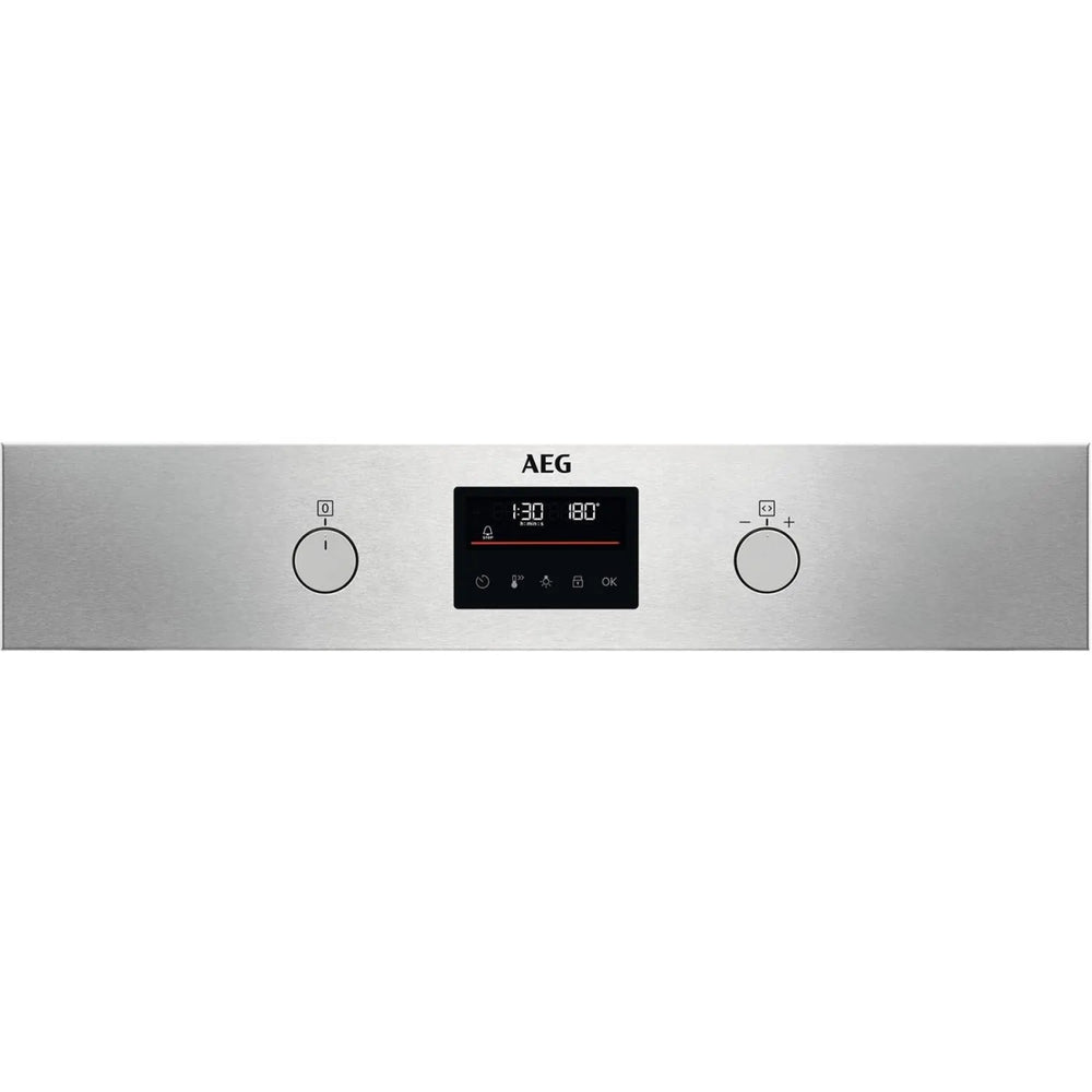AEG BPS355061M Pyrolytic Self Cleaning Electric Single Oven - Stainless Steel - Atlantic Electrics - 40934979272927 