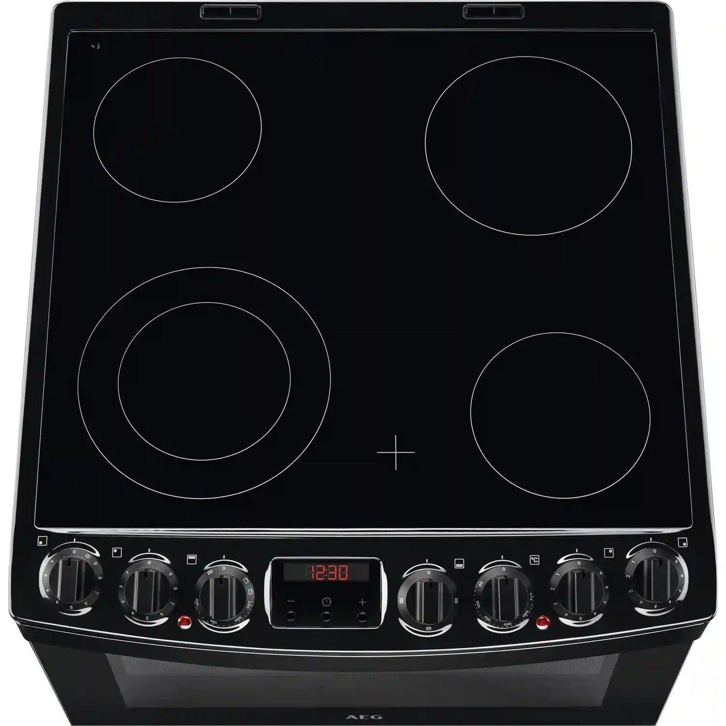 AEG CCB6740ACB Double Oven Cooker with Ceramic Hob Black | Atlantic Electrics