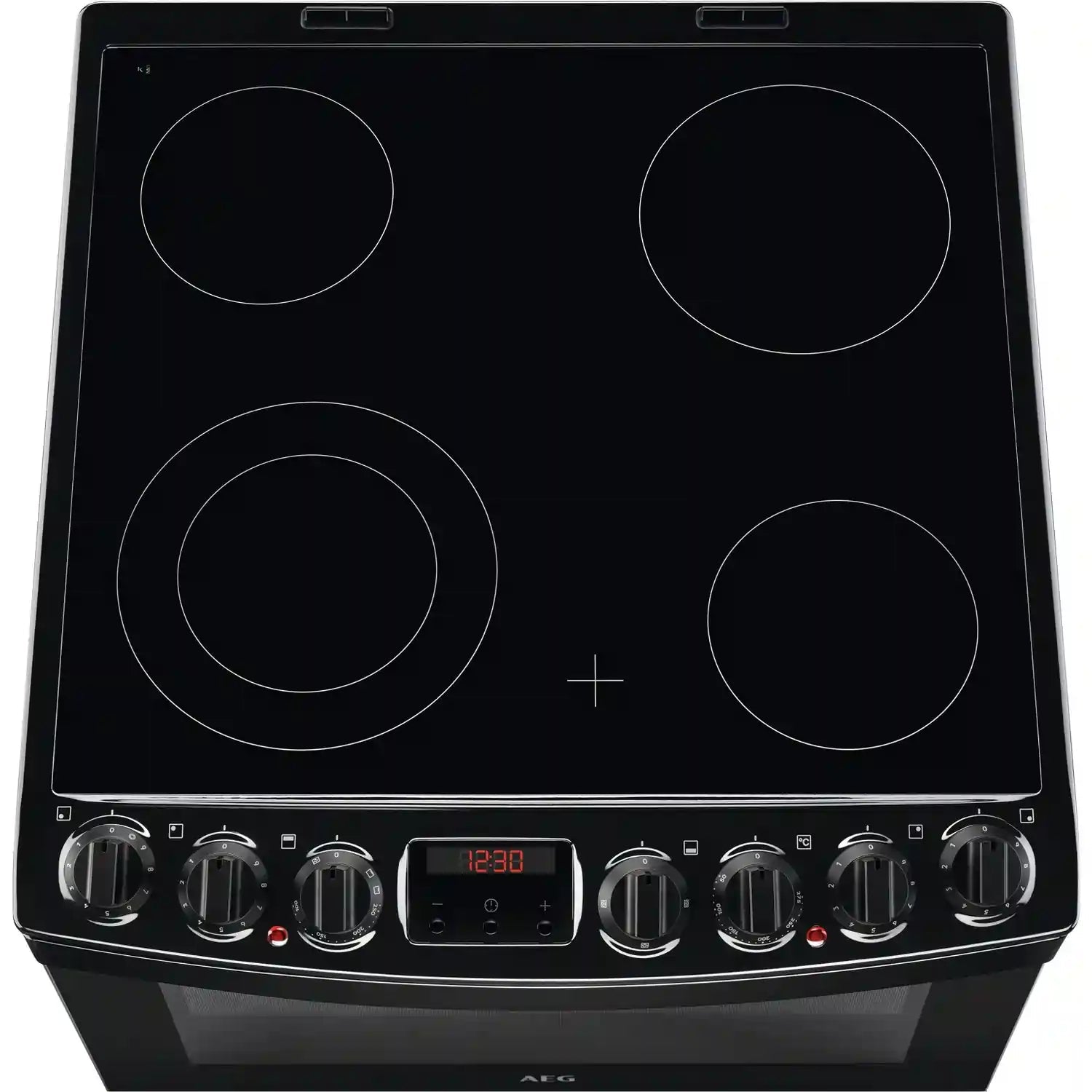 AEG CCB6740ACB Double Oven Cooker with Ceramic Hob Black | Atlantic Electrics