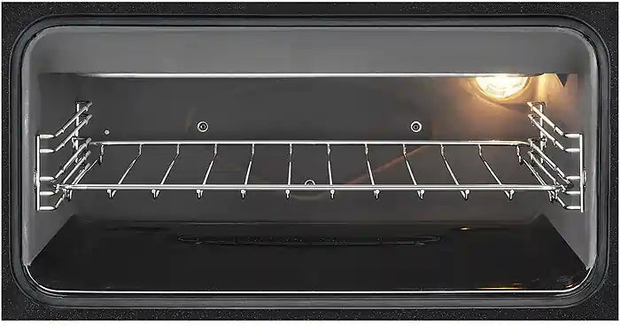 AEG CCB6740ACM SteamBake Ceramic Electric Cooker - 60cm Double Oven with Ceramic Hob, Grill, Auto-Stop Anti-Tip Chrome Shelves - Atlantic Electrics - 40157484941535 